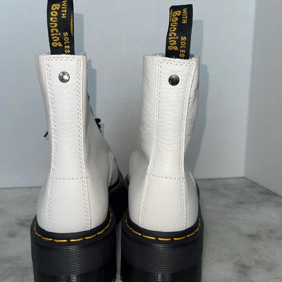 DR. MARTENS White 1460 Pascal Max Boots - Picture 5 of 14